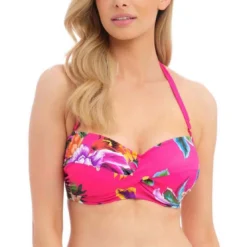 Fantasie BainHaut de maillot de bain Bandeau Armatures - Rose Fantasie Bain en nylon- HALKIDIKI