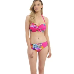 Fantasie BainHaut de maillot de bain Bandeau Armatures - Rose Fantasie Bain en nylon- HALKIDIKI