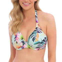 Fantasie BainHaut de maillot de bain tour de cou Armatures - multicolore PARADISO en nylon- PARADISO