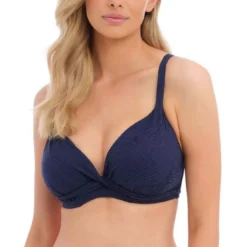Fantasie BainHaut de maillot de bain Plongeant Armatures - Bleu OTTAWA en nylon- OTTAWA
