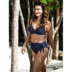 Fantasie BainHaut de maillot de bain Plongeant Armatures - Bleu OTTAWA en nylon- OTTAWA