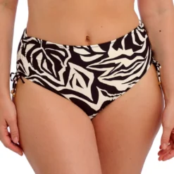 Fantasie BainHight Waist Bikini Brief noir- ARUBA NIGHTS