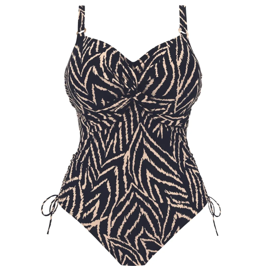 Fantasie BainMaillot de bain une pièce noir;blanc- Silhouette Island
