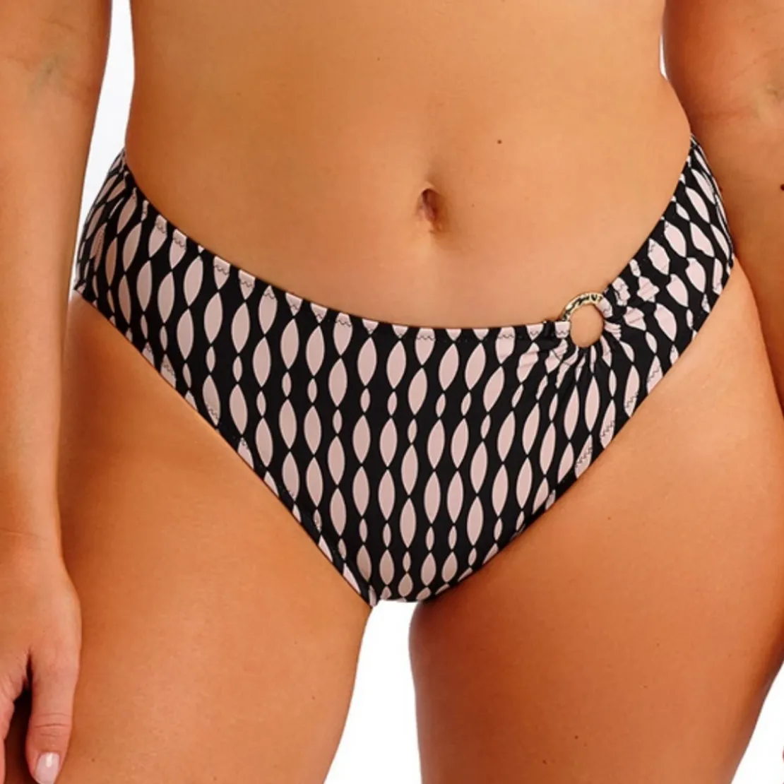 Fantasie BainSlip Bikini taille mi-haute noir- SHELL BAY