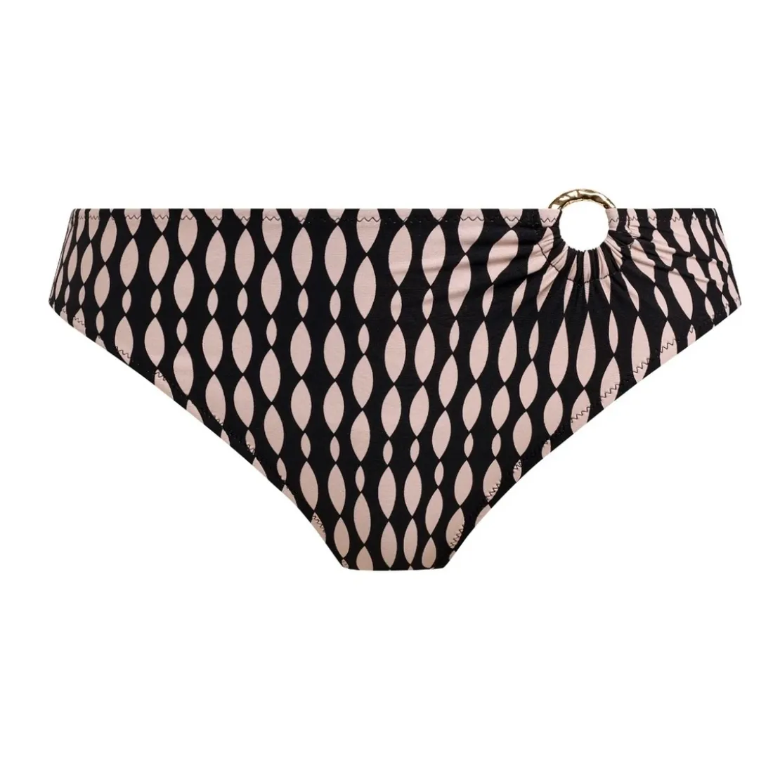 Fantasie BainSlip Bikini taille mi-haute noir- SHELL BAY