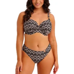 Fantasie BainSlip Bikini taille mi-haute noir- SHELL BAY