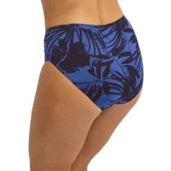 Fantasie BainSlip Bikini taille mi-haute bleu- MALABAR COAST