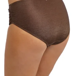 Fantasie BainSlip Bikini taille haute marron- SABANA