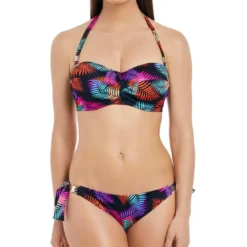 Fantasie BainSlip de bain classique lien écharpe Imprimé- Multicolore- Talamanga