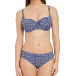 Fantasie BainSlip de bain mi-couvrant Imprimé - Bleu- La Manga