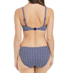 Fantasie BainSlip de bain mi-couvrant Imprimé - Bleu- La Manga