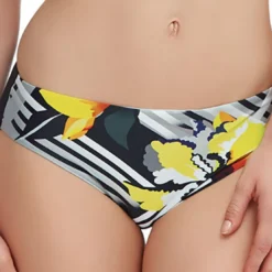 Fantasie BainSlip de bain mi-couvrant imprimé - Noir BEZIERS- Béziers