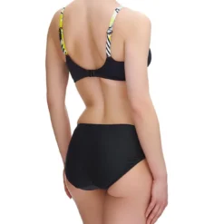 Fantasie BainSlip de bain mi-couvrant imprimé - Noir BEZIERS- Béziers
