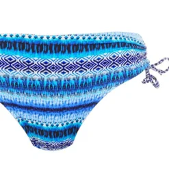 Fantasie BainSlip de bain mi-couvrant jambes réglables Imprimé - Bleu- La Manga