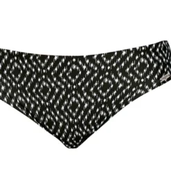 Fantasie BainSlip de bain mi couvrant plissé Imprimé- Noir- Byron Bay