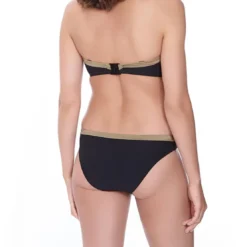 Fantasie BainSlip de bain - Noir et Doré- Monaco