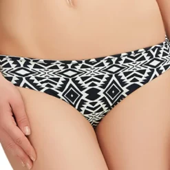Fantasie BainSlip de bain réversible black cream Fantasienoir