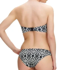 Fantasie BainSlip de bain réversible black cream Fantasienoir