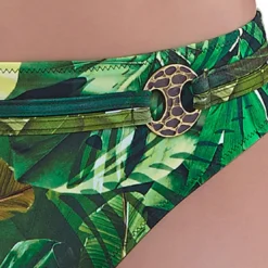 Fantasie BainSlip de bain taille mi-haute imprimé Vert- Kuranda