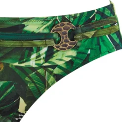 Fantasie BainSlip de bain taille mi-haute imprimé Vert- Kuranda
