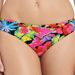 Fantasie BainSlip de bain taille basse reversible - Multicolore- Santa Barbara
