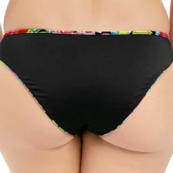 Fantasie BainSlip de bain taille basse reversible - Multicolore- Santa Barbara