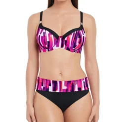 Fantasie BainSlip de bain taille ajustable Imprimé - Fuchsia - Casablanca