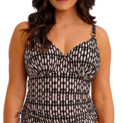 Fantasie BainTankini classique - Desert Blush noir- SHELL BAY