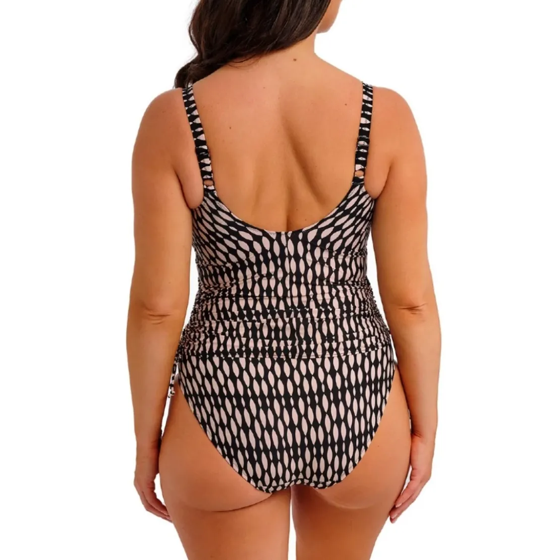 Fantasie BainTankini classique - Desert Blush noir- SHELL BAY