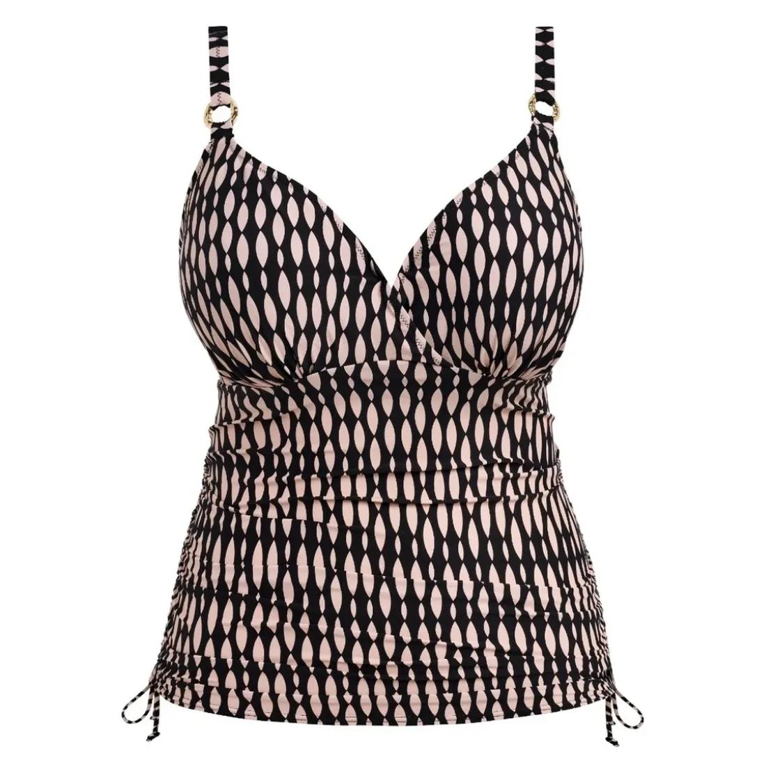 Fantasie BainTankini classique - Desert Blush noir- SHELL BAY