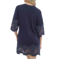 Fantasie BainTunique de plage - Bleue Fantasie Bain en viscose