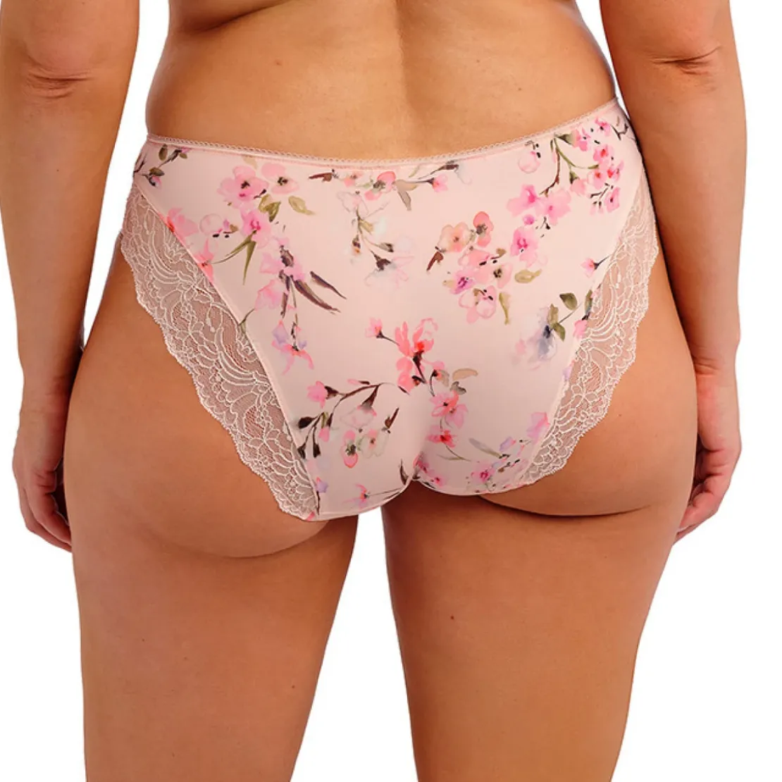 Fantasieculotte en dentelle imprimée rose- LUCIA