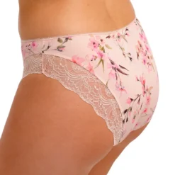 Fantasieculotte en dentelle imprimée rose- LUCIA