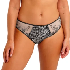 FantasieCulotte à imprimé léopard noir- LINDSEY