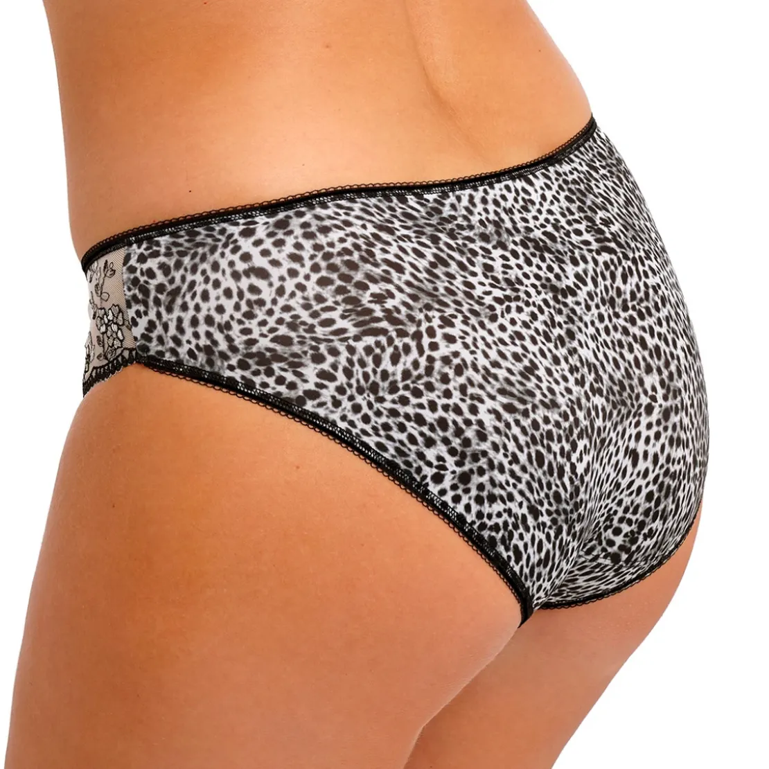 FantasieCulotte à imprimé léopard noir- LINDSEY