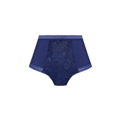 FantasieCulotte taille haute bleu marine en coton- FUSION LACE