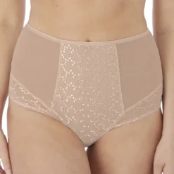 FantasieCulotte taille haute beige Fantasie en nylon- ANA