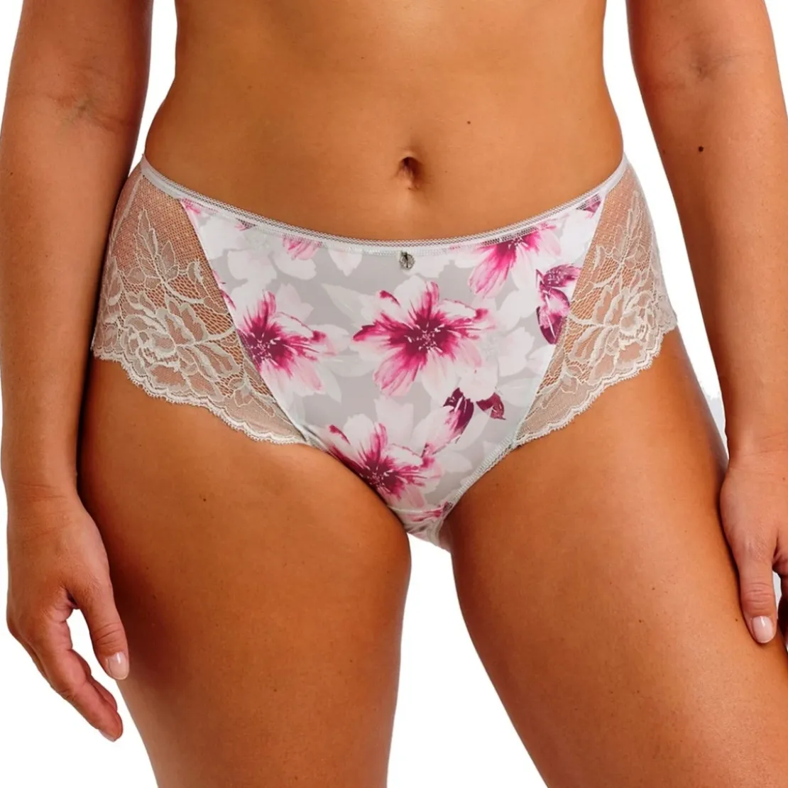 FantasieShorty Blanc à Motifs Fleuris- PIPPA