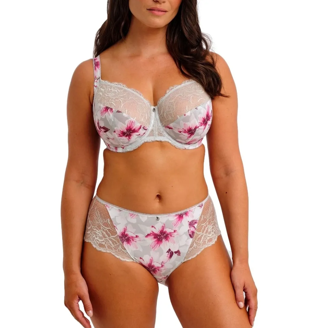 FantasieShorty Blanc à Motifs Fleuris- PIPPA