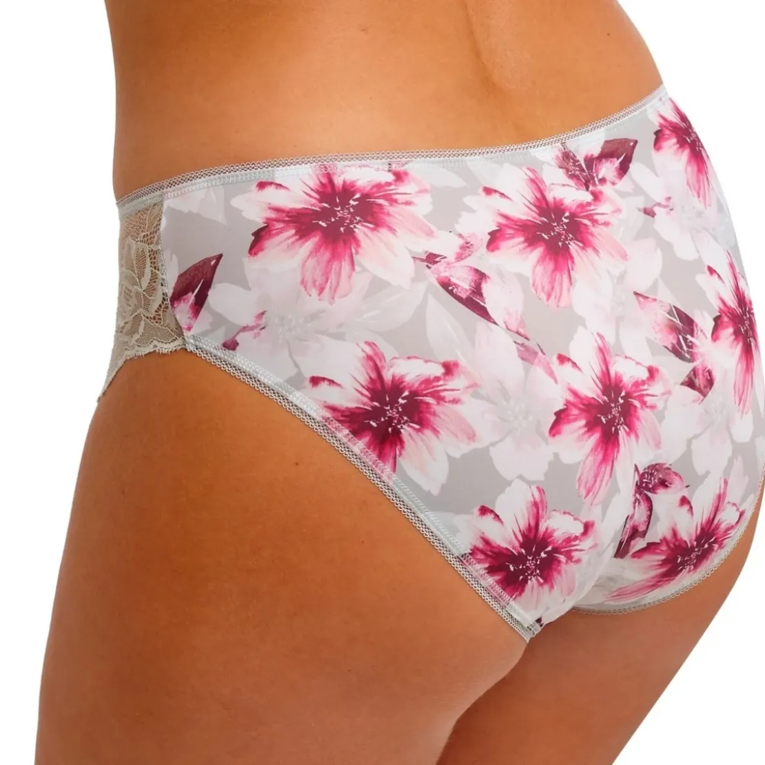 FantasieSlip Blanc à Motifs Fleuris- PIPPA
