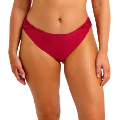 FantasieSlip Brésilien Rouge- PORTIA