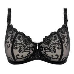 FantasieSoutien-gorge balconnet noir- PORTIA