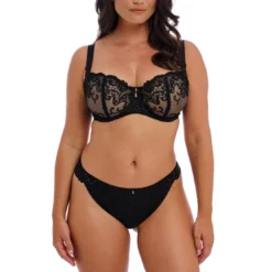 FantasieSoutien-gorge balconnet noir- PORTIA