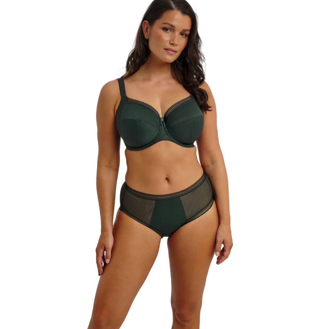 FantasieSoutien-gorge Bonnet entier avec renfort latéral - Vert- FUSION