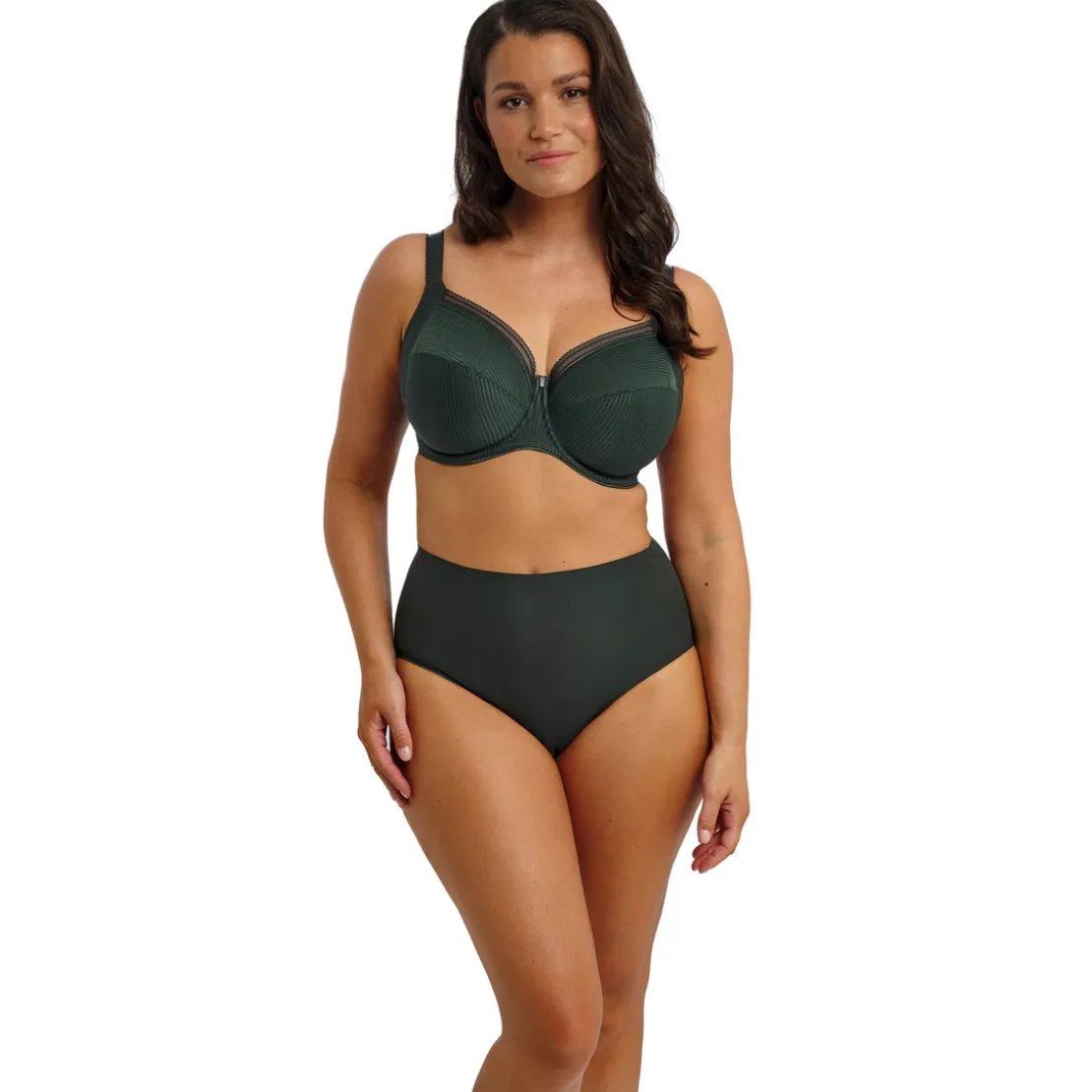 FantasieSoutien-gorge Bonnet entier avec renfort latéral - Vert- FUSION