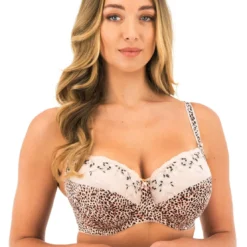 FantasieSoutien Gorge Emboitant - Blanc/Marron multicolore- LINDSEY
