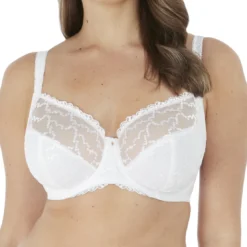 FantasieSoutien-gorge emboitant armatures en nylon - Blanc- ANA