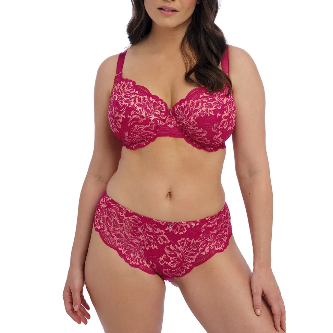 FantasieSoutien-gorge Renfort latéral Cerise- EMMALINE