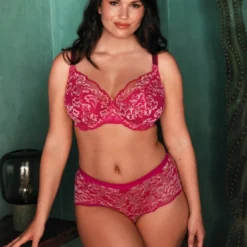 FantasieSoutien-gorge Renfort latéral Cerise- EMMALINE