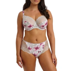 FantasieSoutien-gorge Renfort latéral Blanc à motifs fleuris- PIPPA